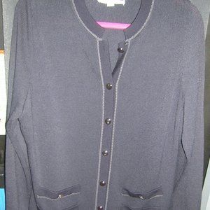 Charcoal Grey St John Knit by Maria Grey